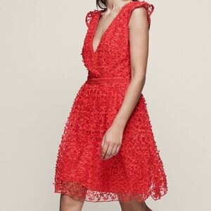 Red Reiss Lace Dress